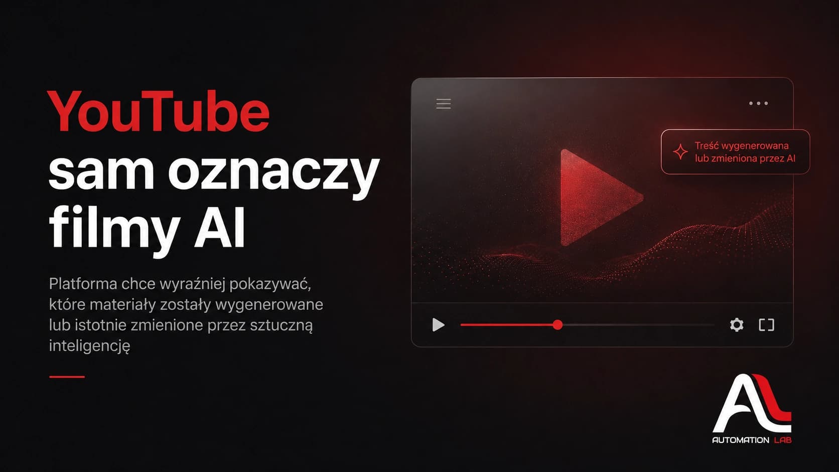 YouTube zacznie sam oznaczać filmy AI. Koniec udawania, że wszystko jest nagrane naprawdę?