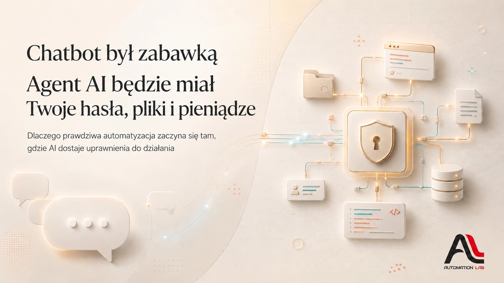 Chatbot był zabawką. Agent AI będzie miał Twoje hasła, pliki i pieniądze